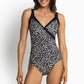 Jantzen: Safari Ruched Surplice One Piece Bather