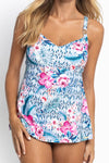 Jantzen: Moroccan Flowers Swing Singlet Tankini