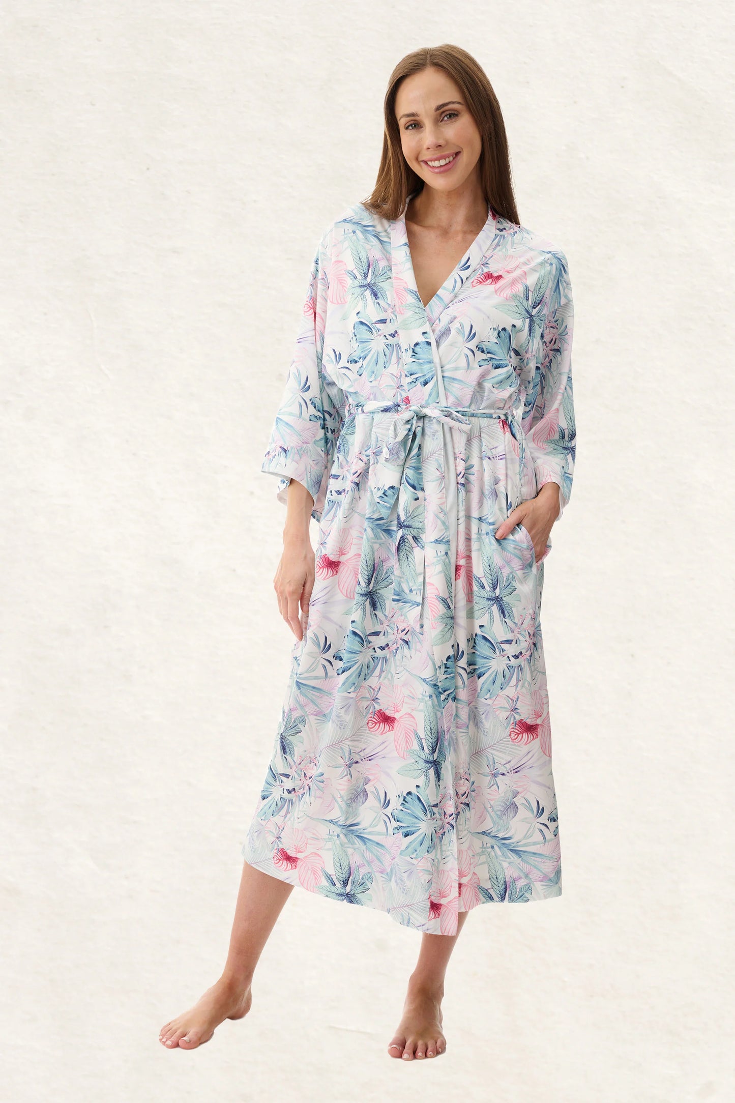 GIVONI Tanya Mid Length Wrap Around Gown