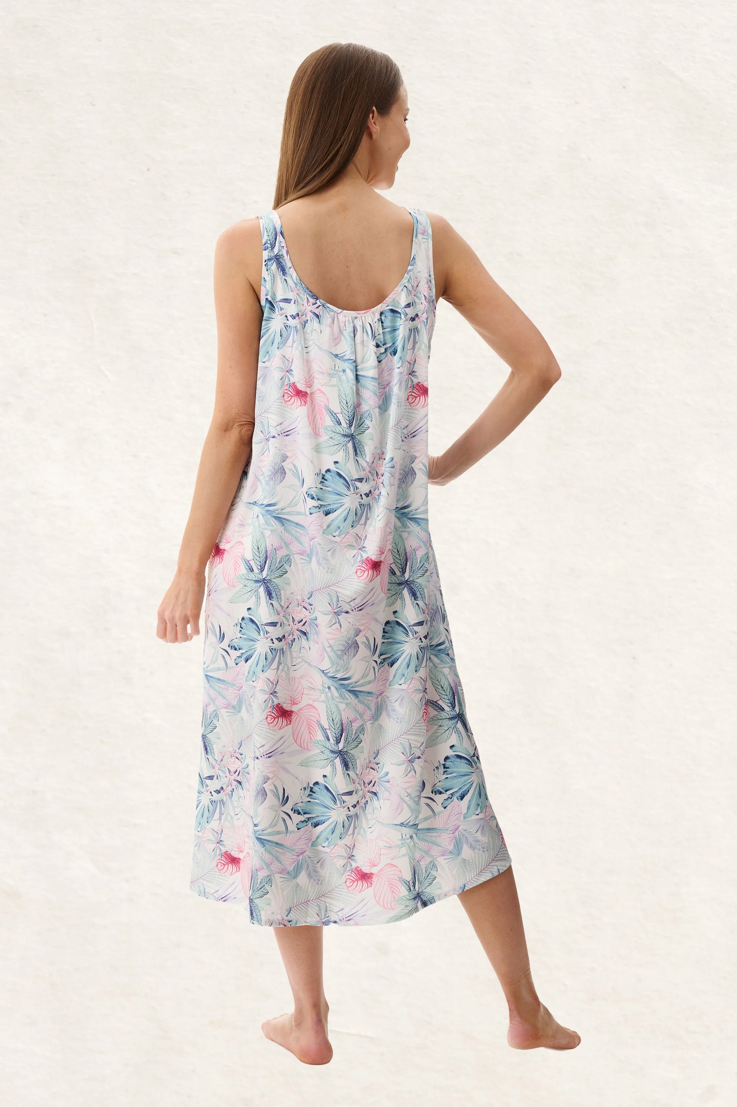 GIVONI Tanya Mid Length Sleeveless Nightie