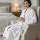 GIVONI - Towelling Mid Length Wrap Gown