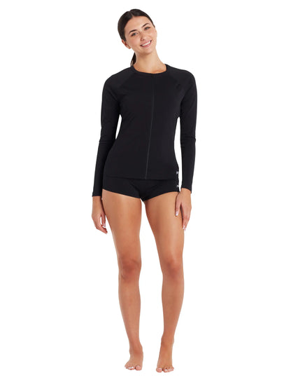 ZOGGS:  Long Sleeve Full Zip Sun Top
