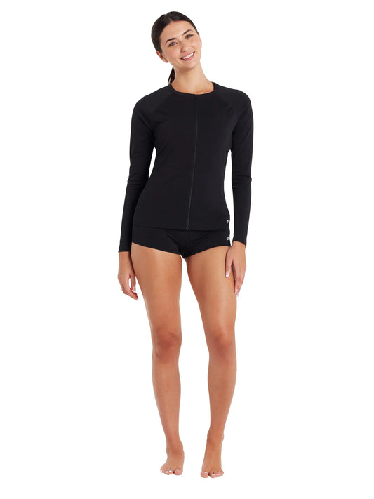 ZOGGS:  Long Sleeve Full Zip Sun Top